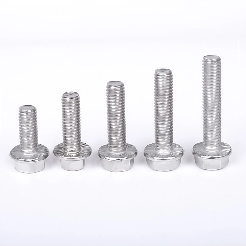 Stainless Steel Hex Flange Bolt DIN 6921 Full Thread